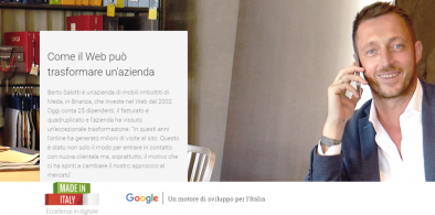 BertO en el proyecto Made in Italy Eccellenze en digital de Google