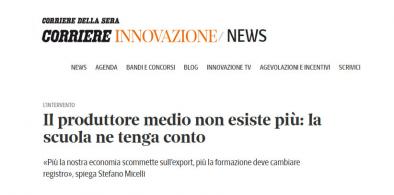 BertO en el Corriere Innovazione