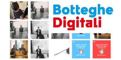 Filippo Berto se reúne con los finalistas de Botteghe Digitali