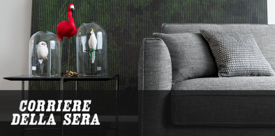 Tejidos perfectos para sofás perfectos: el Dream Design de BertO en el diario italiano Corriere della Sera