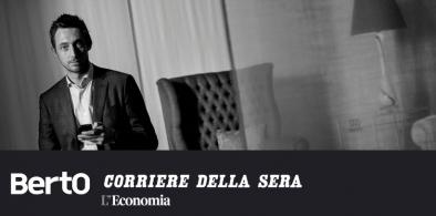 entrevista a filippo berto en el suplemento de economía del corriere della sera